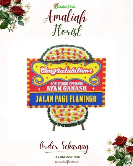 Sewa Papan Bunga Tempel Kulon